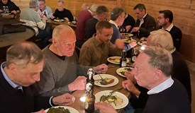 gemütliche Runde beim Grünkohlessen